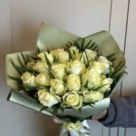 21 Adet Beyaz Gül